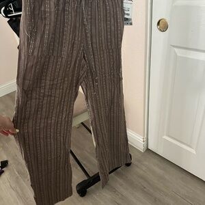 stripped lounge pants